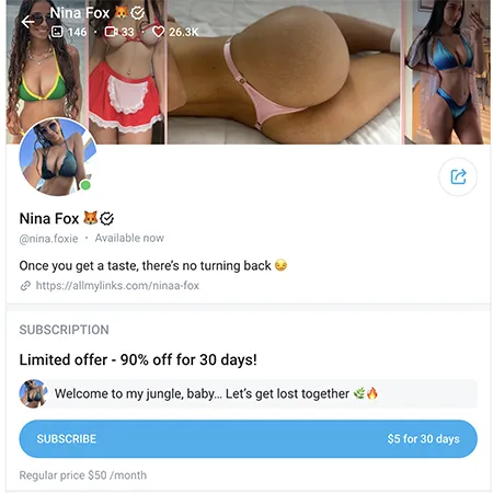 Nina Foxie - Free OnlyFans Accounts screenshot