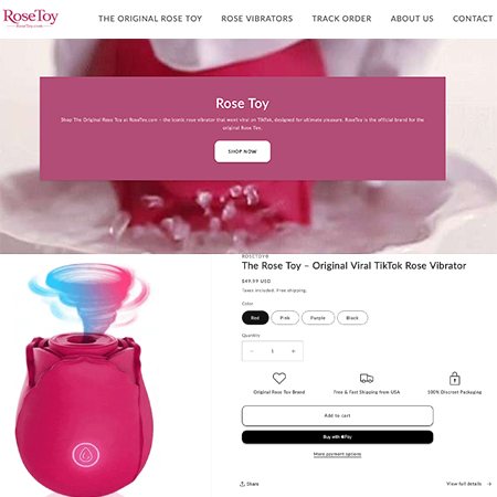 RoseToy - Top Adult Online Shops screenshot