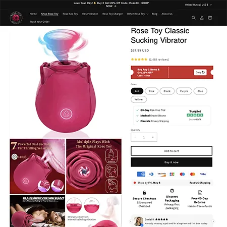 RoseToyOfficial-Us - Top Adult Online Shops screenshot